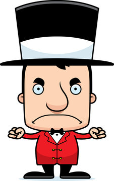 recommend clip art: Cartoon Angry Ringmaster Man