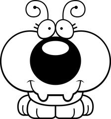 Fototapeta premium Cartoon Ant Smiling