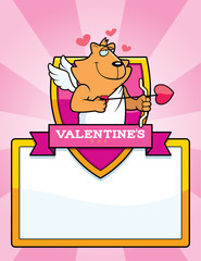 Cartoon Cat Cupid Graphic