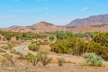 View from the Hucks Lookout at Wilpena Pound - Flinders Ranges, SA, Australia