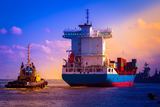 Merchant Navy. Container Ship. Cargo Ship.