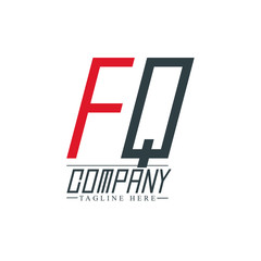 Initial Letter FQ Design Logo Template