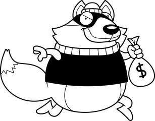 Cartoon Fox Burglar