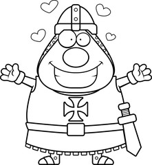 Cartoon Templar Hug