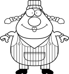 Train Conductor Smiling