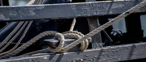 Cordage bateau Nao Victoria La Rochelle France