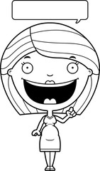 Cartoon Pregnant Woman Idea