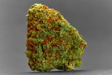 Close up of medical marijuana strain Mango Tango