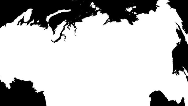 Evenk - Russia, autonomous province extruded. Satellite