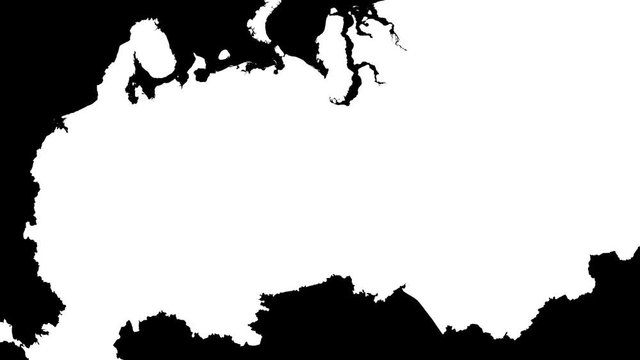 Kaluga - Russia, region extruded. Satellite