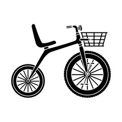 cute tricycle isolated icon vector illustration design