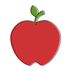 apple fruit isolated icon vector illustration design