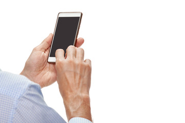 using the smartphone