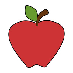 apple fruit isolated icon vector illustration design