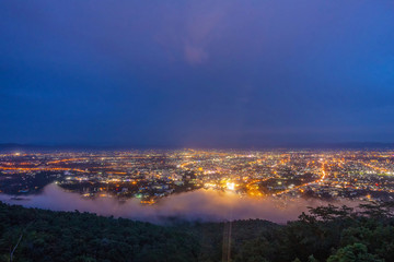 Landscape of Chiang mai cityscape.