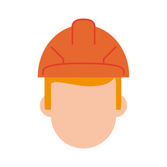 industrial or construction worker avatar industry related icon image vector illustration design 