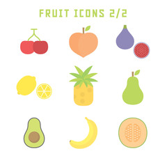 fruit icons two