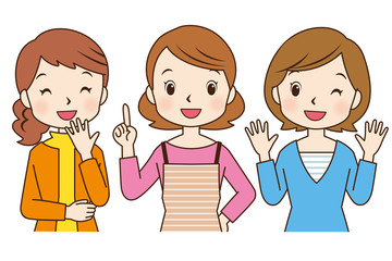 女性　主婦　グループ