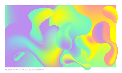 Background multicolored abstract vector holographic 3D background with figures and objects for web, packaging, poster, billboard, advertisement, cover, brochure, collage, wallpaper, presentation. 