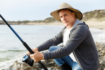 Obraz premium Picture of fisherman 