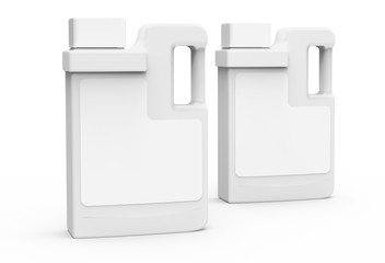 Blank container mockup