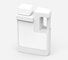 Blank container mockup