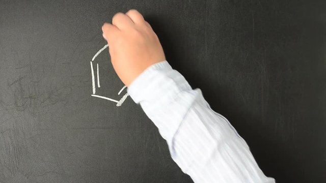 Chemical formula Aspirin. The accelerated video.