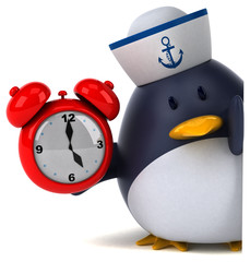 Fun penguin - 3D Illustration