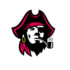 Buccaneer Smoking Pipe Retro