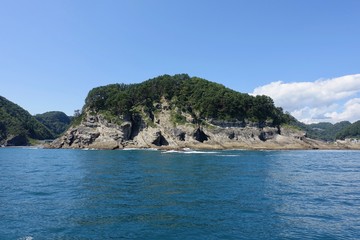 Fototapeta premium 北山崎の断崖