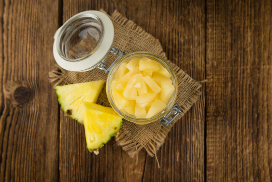 Portion of Preserved Pineapple pieces