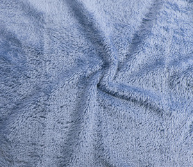 Fototapeta na wymiar Blue Fabric Texture