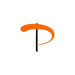 P Letter Initial Logo Vector