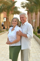 Senior couple at resort