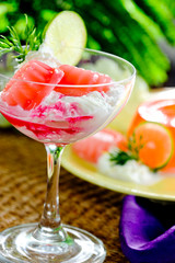 Fruit gelatin,sweet food