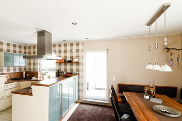 Offene Küche mit essbereich