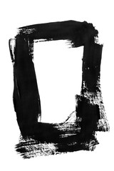Abstract black drawing