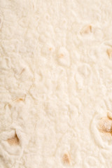 Tortilla Wrap Bread.Close up texture.