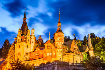 Fototapeta premium Peles Castle, Sinaia, Romania