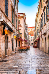 Fototapeta na wymiar Dubrovnik, Croatia - Stradum