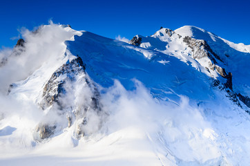 Fototapeta na wymiar Mont Blanc, Chamonix - France