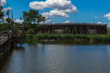 Uzdrowisko z tężniami w mieście Inowrocław, Polska © Senatorek