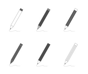 Vector pictogram Pencil icons set