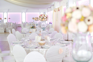 details of wedding decorations