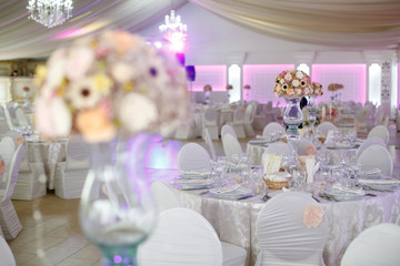 details of wedding decorations