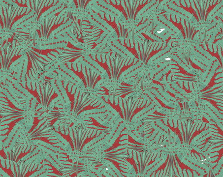 Isolated colorful of Spot Swardtail butterfly