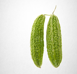 Bitter gourd or Organic Bitter gourd on the background.