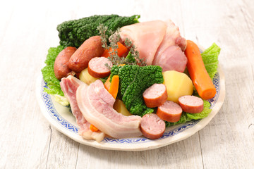 vegetable and meats, winter dish