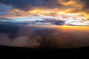 Fototapeta premium Japan Sunrise Mont Fuji