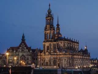 Fototapeta na wymiar Hofkirche ,ss. Trinitatis, Dresden, Sachsen, Deutschland
